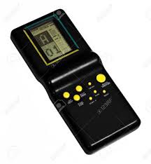 The tetris game was created by alexey pajitnov in 1984—the product of alexey's computer programming experience and his love of puzzles. Electronic Black Tetris Game Isolated On White Background Stock Photo Picture And Royalty Free Image Image 89837948