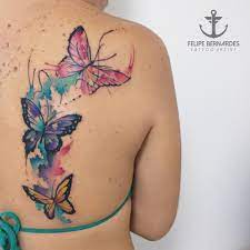 Pin By Alejandro Palacio Lopez On Water Colour Art Tattoo Design Tattoos Body Art Tattoos Butterfly Tattoos For Women