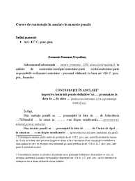 La o hotarare a tribunalului braila privind un litigiu de munca, am formulat recurs la curtea de apel galati. Cerere De Contestatie In Anulare In Materie Penala