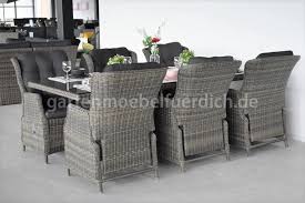 Gartentisch 220 Mit 6 Perth Verstellbaren Dining Sesseln Bologna Polyrattan Sandgrau Meliert Garten Mobel Fur Dich In 2020 Gartenmobel Sets Gartentisch Gartenmobel