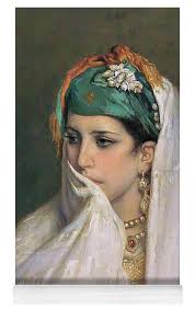 Portrait of a young North-African woman