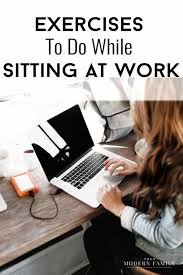 Here are 9 ergonomic tips to synchronize your work station and office chair to help support your if they are not, adjust your office chair higher or lower, as necessary. 7 Exercises While Sitting Down In A Chair Great For Work Or Home