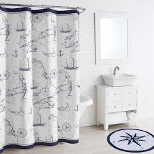 Design your everyday with 78 shower curtains you'll love to show off in your bathroom. City Scene Cape Island Navy 54 X 78 Shower Curtain Walmart Com Walmart Com