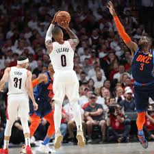 (dame, big game dame, sub zero, logo lillard, dame d.o.l.l.a.) position: Thunder Vs Trail Blazers Game 5 Final Score Lillard Says Goodnight To Okc 118 115 Welcome To Loud City