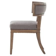 Place four or more around a white or walnut table for a gorgeous setting. Livingston Modern Classic Curved Back Charcoal Grey Cotton Dining Chair Kathy Kuo Home