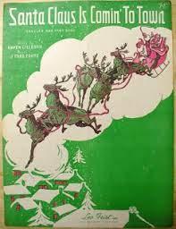 Santa Claus Is Coming To Town Songbook