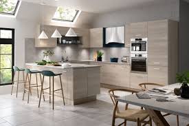 contemporary white oak enfield kitchens