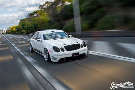Style Is Everything Toshiki Omura S W211 Mercedes Benz Stancenation Form Function Benz Mercedes Mercedes Benz Classes