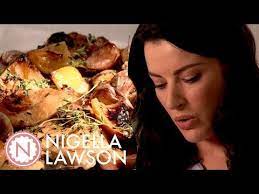 Nigella S Slowed Roasted Garlic Lemon Chicken Forever Summer With Nigella Youtube Nigella Lawson Recipes Nigella Slow Roast Chicken