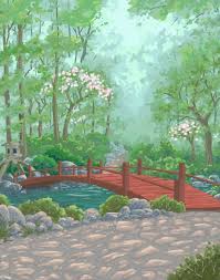 Japanese Garden By Choedan Kal On Deviantart Japanese Garden Japanese Rock Garden Beautiful Japanese Gardens