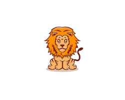 Orange lion head and face for logo design illustration. Logopond Logo Brand Identity Inspiration Lion Mascot Made For Fun