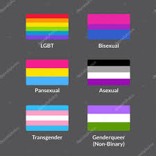 Lgbt Flags Set Stock Vector Sudowoodo 110456482