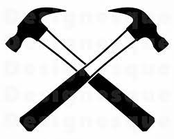 Hammer Logo 4 Svg Hammer Svg Tools Svg Hammer Clipart Etsy In 2021 Hammer Logo Svg Clip Art