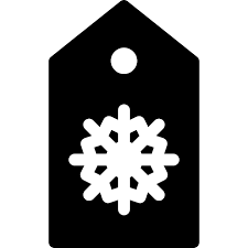 Print with a high infill so you can guarantee a flat surface for writing. Christmas Tag Vector Svg Icon Svg Repo
