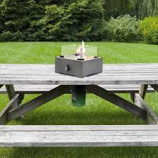 Square fire pit/table top cover. Sierra Concrete Table Top Fire Pit Sunbeam Target
