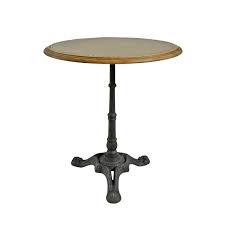 Cast Iron Oak Bistro Table In 2020 Bistro Table Cast Iron Table Legs Table Furniture
