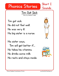 Reading Comprehension Worksheet Tim Got Sick Reading Comprehension Worksheets Reading Comprehension Reading Comprehension Kindergarten
