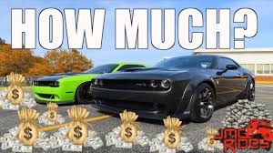 What suvs does enterprise have? How Much Are The Monthly Payments Total Cost Of My 2018 Widebody Hellcat Challenger Youtube