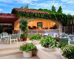 Outside The Garden Court At Cafe Cabana Poolside At The Scottsdale Plaza Resort Garden Court Cabana Poolside Patio