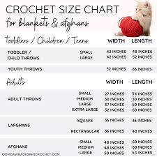 Kitten weight chart 1 technical resume. Crochet Afghan Size Chart Oombawka Design Crochet