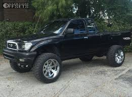 Смотрите видео lifted 1996 toyota tacoma онлайн. 1996 Toyota Tacoma Wheel Offset Hella Stance 5 Suspension Lift 5 160168 Team Stance