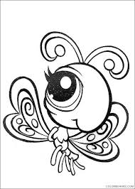 Littlest pet shop coloring & activity book stickers and poster 448 pages new. Littlest Pet Shop Coloring Pages Butterfly Coloring4free Coloring4free Com