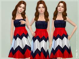 Lillka S Blue Red Zig Zag Dress Zig Zag Dress Dresses Girls Dresses