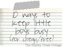 Folge deiner leidenschaft bei ebay! 10 Ways To Keep Little Boys Busy
