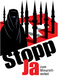 In der umfrage im auftrag der srg lagen bei der volksinitiative «für ein verhüllungsverbot» zuletzt die befürworter mit 49 prozent leicht. Minarett Svp Plakate Schlagen Wellen Aargauer Zeitung
