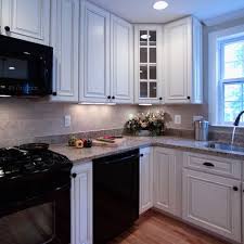 Black And White Kitchen Cabinets Ideas White Kitchen With Black Appliances Design Pictures Remodel Decor And Ideas Black Appliances Kitchen Black Kitchens White Cabinets Black Appliances