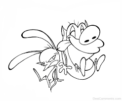 Ren and stimpy coloring pages. Drawing Of Ren Stimpy Desicomments Com