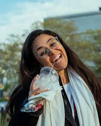 CREW SPOTLIGHT 💡 🌸 Our producer, Maria Fajardo-Owens 🐙 The lady with the  lipstick! Maria brought such specificity and care to FULL STOP, wrangling  our casting process, bringing