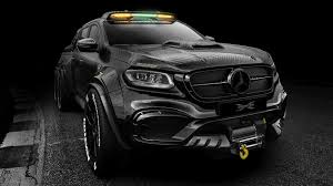 6 Wheel Mercedes X Class Custom Is Pickup Of Your Nightmares Mercedes Truck Mercedes Benz Trucks Chevy Trucks