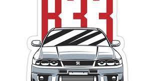 Skyline R33 Gtr Sticker By Olegmarkaryan In 2021 Skyline R33 R33 Gtr Gtr