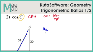 Kutasoftware Geometry Trigonometric Ratios Part 1 Youtube