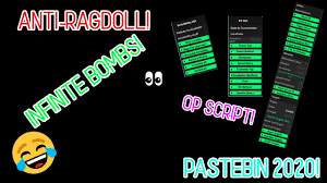 The #1 website for finding the safest and best scripts to use for roblox. Ragdoll Engine Script Pastebin Youtube