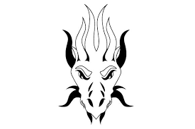 Download Dragon Face Svg Cut File By Creative Fabrica Crafts Creative Fabrica PSD Mockup Templates