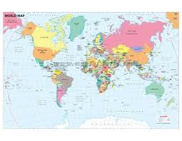 Buy World Map With Country Capital Online World Map With Countries City Maps World Political Map