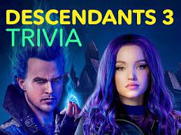 Every time you play fto's daily trivia game, a piece of plastic is removed from the ocean. Descendants 3 Trivia Disney Descendants Quiz Descendants Party Ideas Birthdays Disney Descendants Party