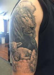 Pin De Destry Banister Em Tattoo Leao E Cordeiro Cordeiro Arte Do Leao