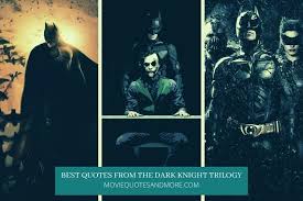 Because he's the hero gotham deserves, but not the one it needs right now. Best Quotes From The Dark Knight Trilogy Why So Serious