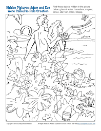 All coloring pages are sized 8.5 x 11 or a4 size. Adam And Eve Were Called To Rule Hidden Pictures Children S Bible Activities Sunday School Activities For Kids