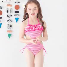 Check out the best baby swimwear that provides uv protection for baby boys and baby girls. Retail Cute Pink Blue Stripe Solid Color Girls Bathing Suits 2018 New Child Ruffled Swimwear Kids Girl One Piece Type Swimsuit Children S One Piece Suits Aliexpress