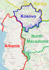 .like albania and kosovo are both albanian nations but lets talk about why it has not happened besides there's technically not a border between albania and kosovo. Ethnic Redrawing Of The Maps Of Kosovo Albania N Macedonia And Serbia Mapporn