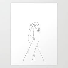 Buy Never Let Me Go Ii Art Print By Nadja1 Worldwide Shipping Available At Society6 Com Just Black And White Art Drawing Line Art Drawings Minimalist Artwork