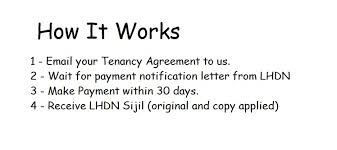 A proper tenancy agreement is best prepared by a lawyer and should be stamped by lembaga hasil dalam negeri malaysia (lhdn) or the inland revenue board of malaysia (irb) for it to become a valid legal document. Contactless Rental Stamp Duty Tenancy Agreement Runner Service Home Facebook