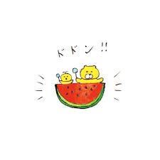 ドドンとスイカ sketch book japanese artists cute gif