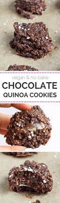 No Bake Chocolate Quinoa Cookies Simply Quinoa Recipe Healthy Sweets Healthy Chocolate Vegan Sweets