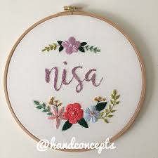 Handconcepts Kasnak Pano Isleme Embroidery Hoopart Kasnak Sanati Nakis Desenleri Kanavice