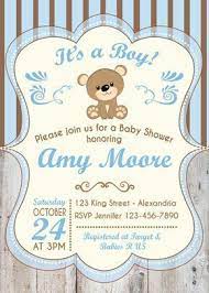 Baby Shower Invitation Baby Boy Bear Babyshower Invite Teddy Bear Babyshower Invitation Printable Baby Shower Invitaciones Invitaciones Para Baby Invitaciones Imprimibles